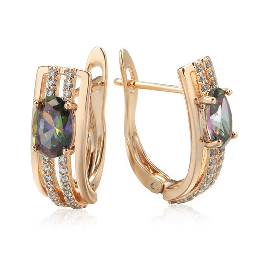 AUKSINIAI AUSKARAI SU SPALVOTU CIRKONIU