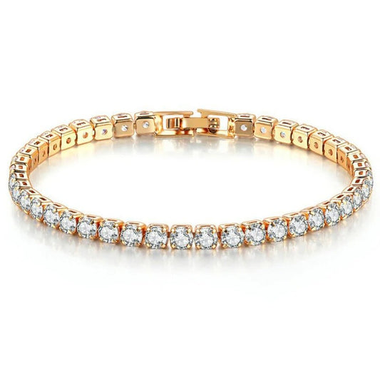 AUKSINĖ APYRANKĖ SU AKMENUKAIS