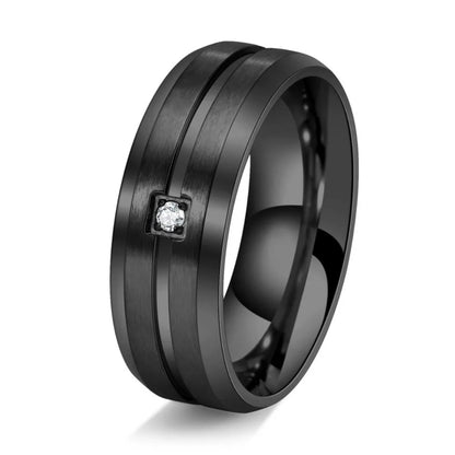 PLATUS ŽIEDAS SU AKMENIU